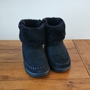 Hey Dude Black Kids Boots